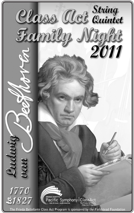 Beethoven Family Night Program Cover